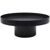 Tlily ABS Fruit Perfume Cosmetics Tray Black White Round Decorative Tray Organizer Home Decoration Board Simple Storage BoardC