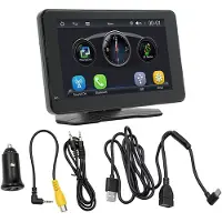 Jojomino Portable CarPlay / Android Auto Display 7" Car MP5 Player Wireless Carplay Central Control Player