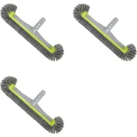 Torribaly 3X Pool Brush for Cleaning Pool Walls,Inground/Above Ground Swimming Pool Round Scrub Brushes,Reinforced Back Brush