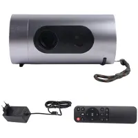 ISTOVO Q8 Android 13 WIFI 6 4K Aluminum Portable Cinema Home Outdoor Projector Supports Power Bank Charging EU Plug