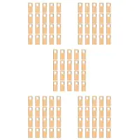 Typecat 100Pcs Wood Beer Bottle Opener Wooden Handle Corkscrew Stainless Steel Openers Bar Kitchen Accessories Party Gift