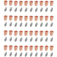 Torribaly 80PCS S45 Consumables Kit PR0110 Electrodes PD0116 Nozzle Tips Fit for Plasma Cutting Torch 0.8mm