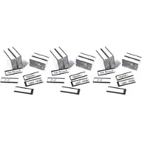 Torribaly 90Pcs Magnetic Label Holders,Sign and Ticket Holder,Holders for Metal Shelf Label Organization, Whiteboard