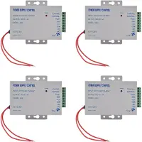 Torribaly 4X K80 Door Access System Electric Power Supply Control 12V 3A Miniature Power/Electric Lock Power