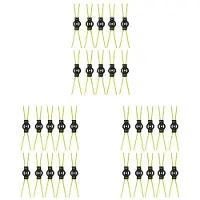 Torribaly 30PCS Mower Cutting Rope Mower Heads Weeding Brush Removing Moss Rust Free Wear-Resistant Mower General