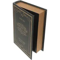 ISTOVO Fake Book Decorative Storage Box Vintage Style Home Office Shelf Organization Vintage Book Shelf Ornament Storage