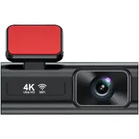 Typecat 4K WIFI Dash Cam CAR DVR, Dual Lens Front & Rear 1080P, Night Vision, Parking Monitor, Black Box Security Camera