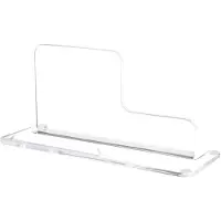 Torribaly Universal Mobile Phone Desktop Holder Base Acrylic Headset Desktop Base for TWS Wireless Headset Transparent