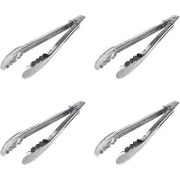Torribaly 4X Kitchen 30 cm Stainless Steel Food Tongs