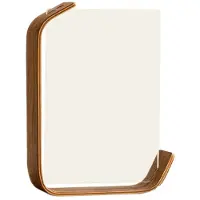 Torribaly 8 Inch DIY Acrylic Wooden Photo Frame Herbarium Display Picture Frame with Sided Frame for Tabletop Display Home Decor,B