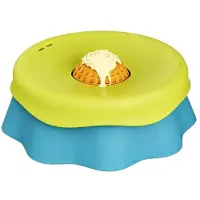Kepptory Slow Feeder Dog Bowls with Rolling Interactive Dog Lick Bowl for Liquid Treats for Bone Broth, Yogurt