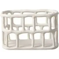 Tlily Nordic Hollow Resin Fruit Tray Living Room Porch Desktop Fruit Plate Snack Bowl Decoration Crafts White