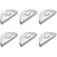 ISTOVO 6X Paper Towel Holder Stainless Steel Napkin Holder Fanshaped Organizer Container