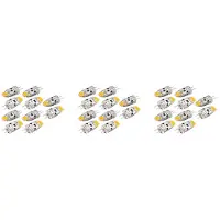 Typecat 30x G4 LED Bulb 12V COB LED G4 Bulb 1.5W 360 Angle to Replace 15W Halogen Lamp (Warm White)