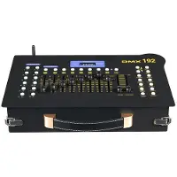 Exogio Wireless DMX 512 Console 192 Channel Light Controller with Charger for Live Concerts KTV DJs Clubs EU Plug