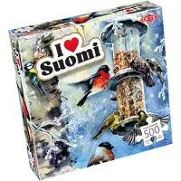 Tactic I love Suomi Winter Birds 500p palapeli
