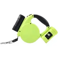 Exogio 5M Extendable Dog Leash, with A Small Flashlight , Button Control, Suitable for Medium and Small Dogs (20kg)