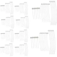 Semoic 600Pcs Low Smoke Natural Candle Wick with Wax Pre-Wax Wick, Candle Making Kit