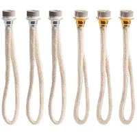 Torribaly 6Pcs Catalytic Wick Replacement Oil Lamp Wick Replacement Wick Catalytic Air Control Catalytic Burner Lamps Wick