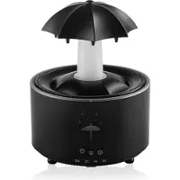 Tlily Aromatherapy Humidifier Umbrella Water Drop Air Humidifier with Colorful Light Aroma Essential Oil Diffuser UK Plug A