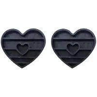 Semoic 2X Moon Elf Crystal Wooden Shelf Heart Shaped Crystal Essential Oil Display Wall Shelf Living Room Home Display Rack A