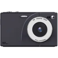 Typecat 4K CCD Digital Camera 64MP Wifi HD Digital Video Camera 16X Digital Zoom with 2.8inch Screen Black