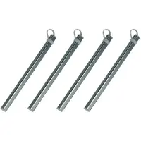 Typecat 4X Chopsticks Storage Tubes Aluminum Alloy Box Case for Titanium Chopsticks Storage Box Without Chopsticks Gray