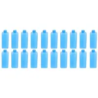 ISTOVO 20 Pack Air Conditioner Ice Packs Portable Ice Blocks Cooler Reusable Cooling Blocks for Food Storage Refrigeration
