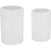 Tlily 2 Sizes Cylinder Candle Molds Silicone Mold for Candle Making, Pillar Candles Resin Mould Epoxy Resin Casting Molds