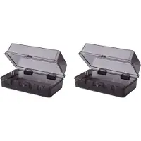 Typecat 2X New Outdoor Electrical Box Waterproof Dustproof Wall Mounted Outdoor Outlet Cover Lockable Large Capacity Socket Box