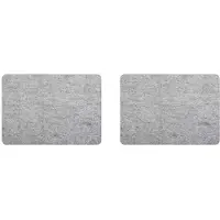 Typecat 2pcs 17 Inch X 13.5 Inch Wool Pressing Mat Felted Wool Ironing Mat Pad Blanket for Quilter, Sewing, Quilting Supplies