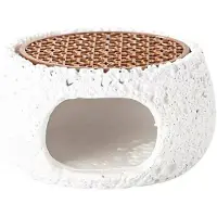 Typecat Artistic Rock Material Round Plate for Candle Heating,Insulation Base for Kitchen & Dining Room,Household Tableware B