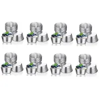 Torribaly 96 Pieces Individual Molds Pudding Molds Cups Chocolate Molten Pans Non-Stick Cupcake Cake Cookie Pudding Mold