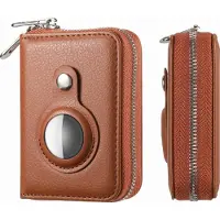 INF AirTag-korttikotelo / lompakko - RFID-suojattu Brown
