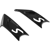 Typecat Real Carbon Fiber Side Markers Scuttle Vents Overlay Cover Trim for Cooper R55 R56 R57 R58 R59 MK2 2007-2013
