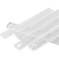 Typecat 10Pc/Set Clay Ruler Acrylic Soft Pottery Polymer Clay Thickness Ruler Roller Guide Rail DIY Earrings Jewelry Making Tool