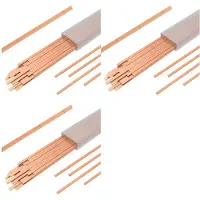 ISTOVO 15% Silver Brazing Rods,Silver Solder HVAC Welding Rod Kit, 60 Pcs 10 Inch Flux Coated Brazing Rods
