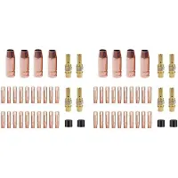 ISTOVO Mig 60-Pack MB15 15AK Welding Accessory Kit, Welding Contact Tips 0.035inch,Gas Nozzle/Contact Tip Holder