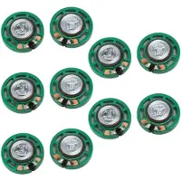 Torribaly 10 Pcs 1/4W 0.25W 8Ohm 27mm Round External Magnet Speaker Speaker,Sound Amplifier,Speaker Accessories