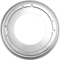 Typecat 12 Inch Round Shape Galvanized Turntable Rotating Swivel Plate Kitchen & Display Table Hardware