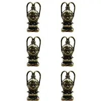 ISTOVO 6X Copper Monkey King Figurine Sun Wukong Statue Decor Fish Tank Ornaments Housewarming Car Decoration Tea Pet