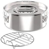 Torribaly Flan Pan Flanera Mold 2.3 Qt , Stainless Steel Flan Mold with Lid - Flan Maker- Flanera Flan Maker