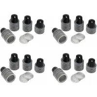 Semoic 200 Sets Refillable Coffee Capsules Cup Disposable Coffee Capsules Packaging Cafe Supplies for Black