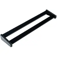 ISTOVO Electric Guitar Effects Pedal Board Universal Aluminum Alloy Stand for Organiz Storing Effects Pedals Carbon Fiber Color