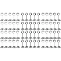 ISTOVO Table Number Holders 60Pcs - 3.35 Inch Place Card Holder Table Number Stands for Wedding Party Graduation Reception A