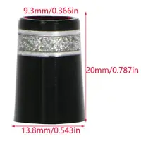 ISTOVO 60 Pcs Sleeve Ferrule for Irons Tip Size 0.370 Plastic Ferrules Club Shafts Accessories,Silver
