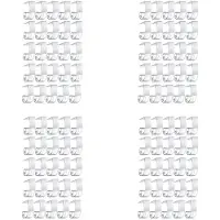 ISTOVO 100 Pieces Table Skirting Clips Plastic Tablecloth Clips with Hook and Loop for Meeting Party Indoor Outdoor Events