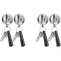Typecat 4 Pack Heavy Duty Retractable Pull Pen Pencil Holder Universal Retractable Lanyard Pen for Carpenters,Nurses,Waitresses