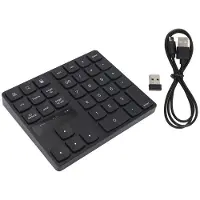 Semoic 2.4G Wireless Numeric Keypad, Rechargeable Number Pad Keyboard with 35 Keys for PC/Laptop//