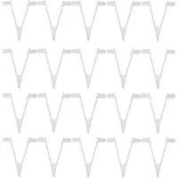 Tlily 20 Pcs Pool Supplies V-Clip Butterfly Telescopic Pole Fixing Clip Used for Pool Vacuum Handle Net Brush Pole